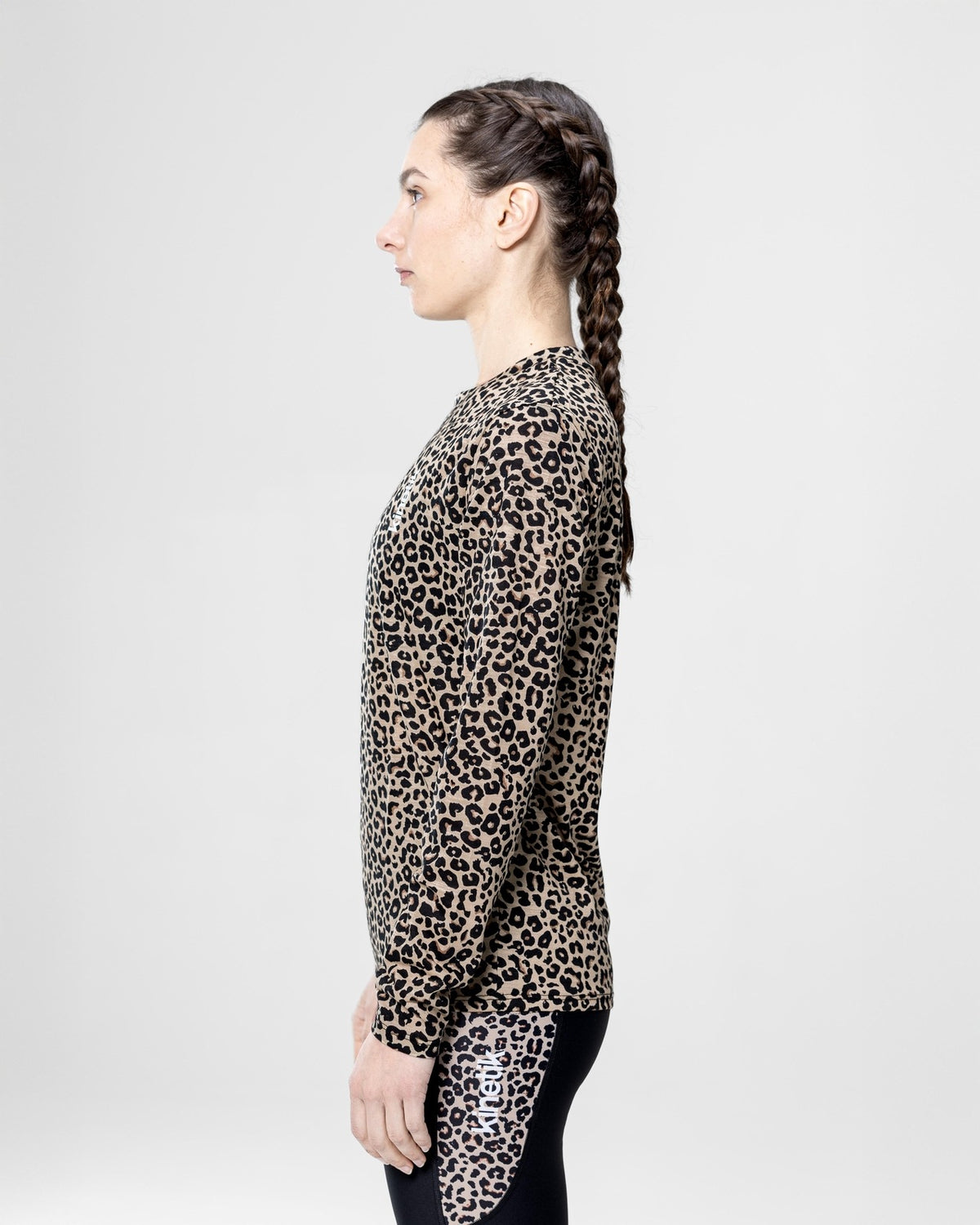 MERINOWOOL WOMEN BASLAYER LEOPARD - Maillots trail-running - 6 - kinetik-adrenalink