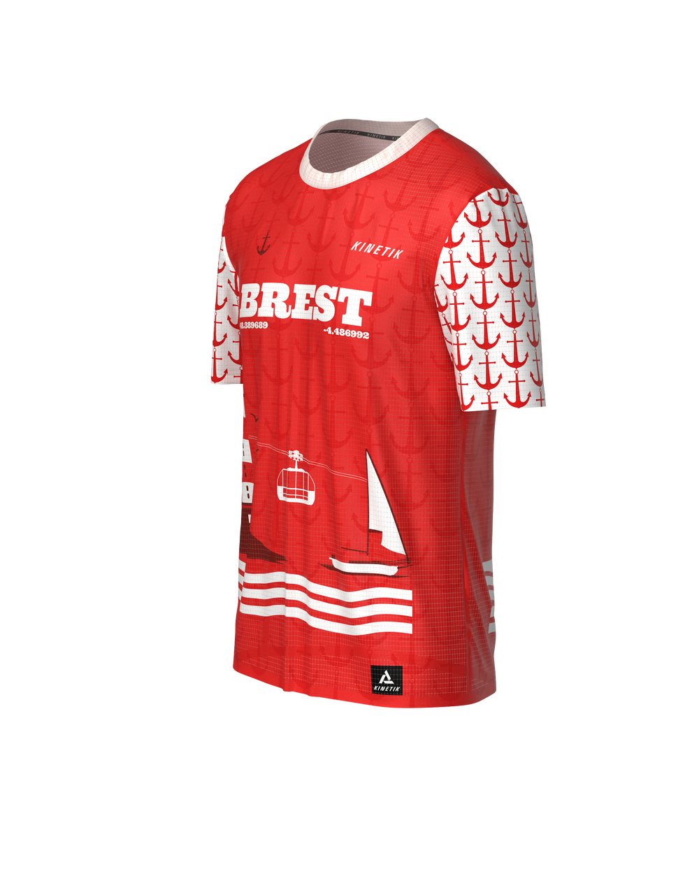 PRECOMMANDE - FALKON MEN BREST - Maillots trail-running - 1 - kinetik-adrenalink