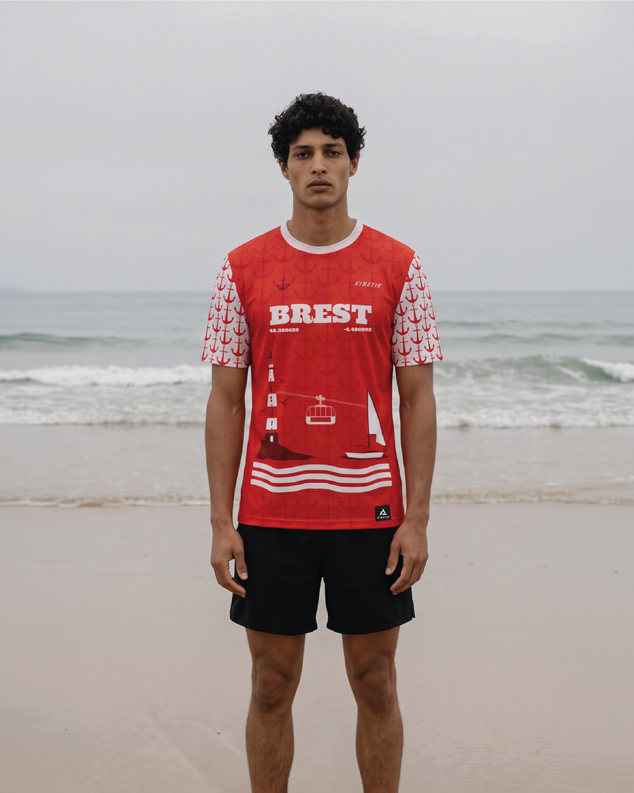 PRECOMMANDE - FALKON MEN BREST - Maillots trail-running - 2 - kinetik-adrenalink