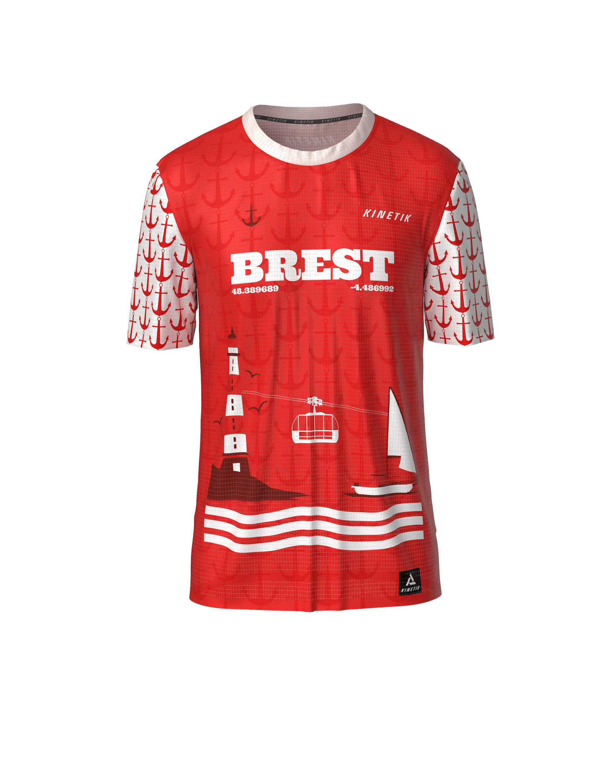 PRECOMMANDE - FALKON MEN BREST - Maillots trail-running - 4 - kinetik-adrenalink