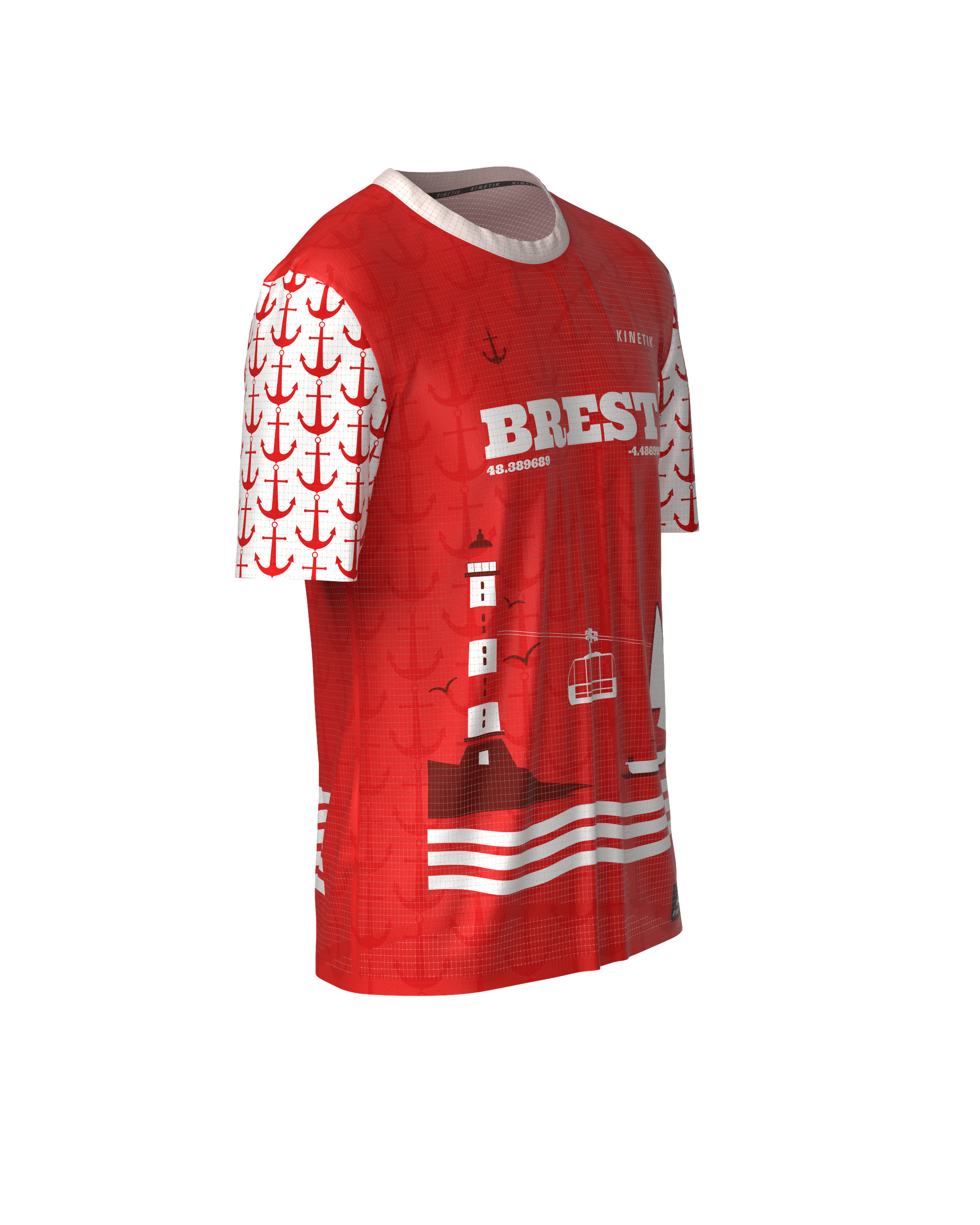 PRECOMMANDE - FALKON MEN BREST - Maillots trail-running - 5 - kinetik-adrenalink