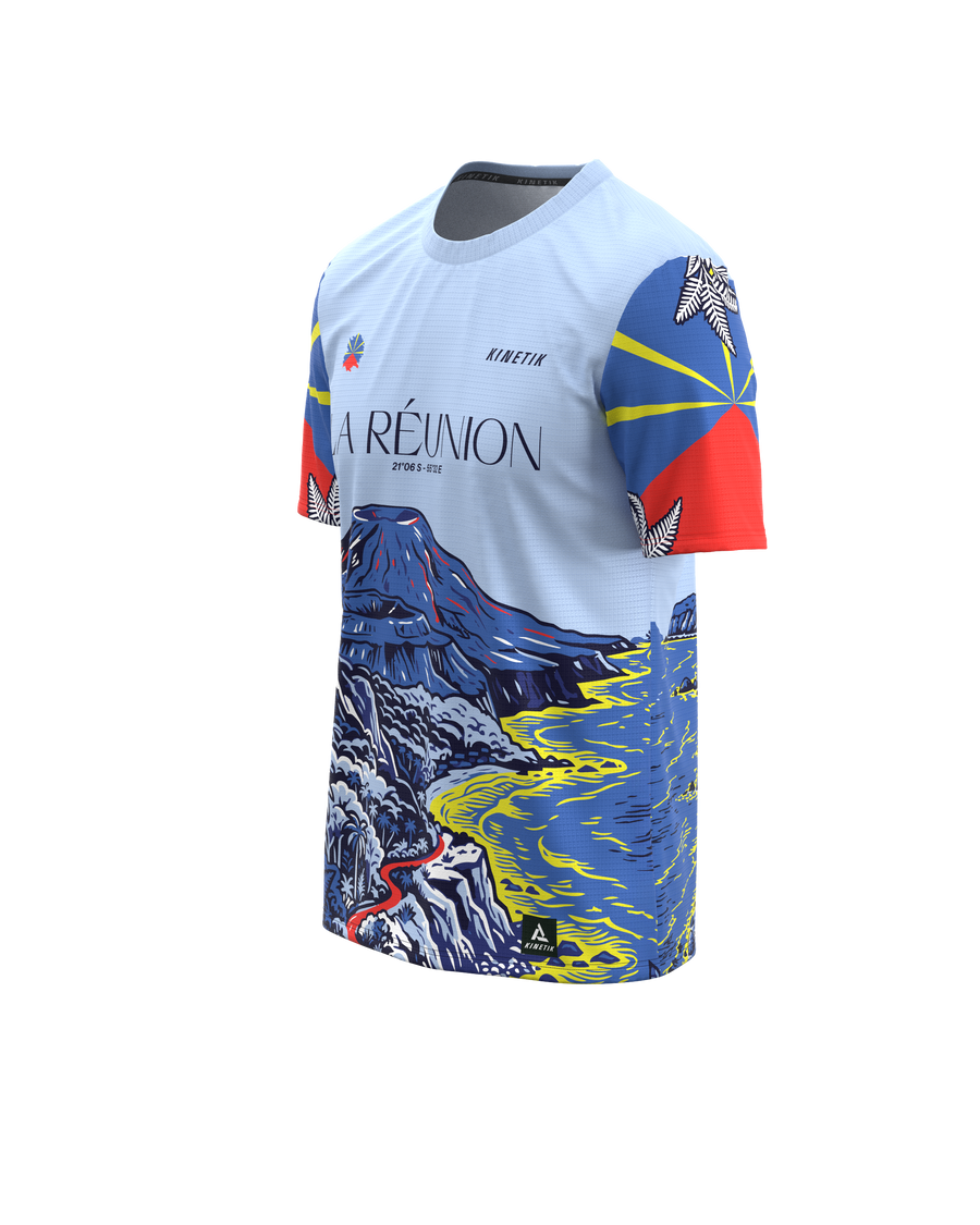 PRECOMMANDE - FALKON MEN LA REUNION - Maillots trail-running - 1 - kinetik-adrenalink