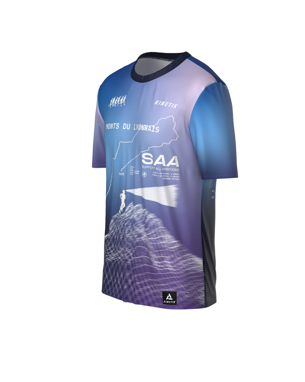 PRECOMMANDE - FALKON MEN NIGHT CROSSING - Maillots trail-running - 1 - kinetik-adrenalink