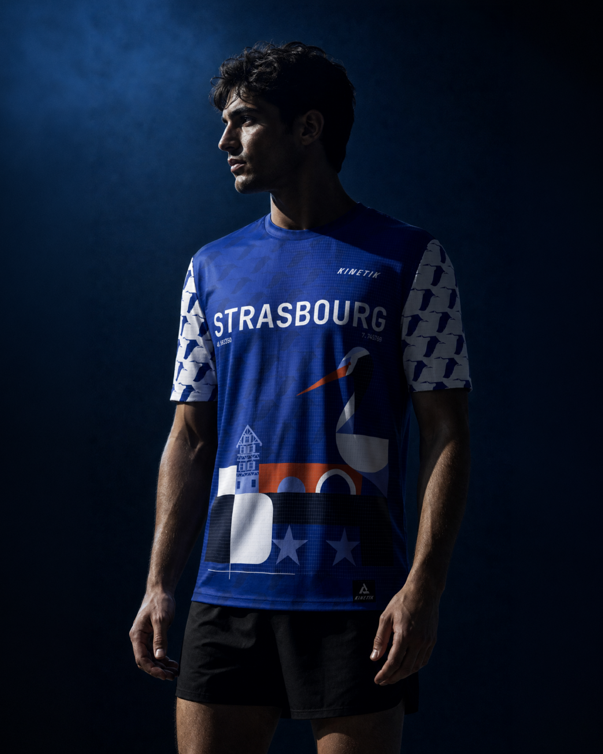 PRECOMMANDE - FALKON STRASBOURG MEN - Maillots trail-running - 2 - kinetik-adrenalink