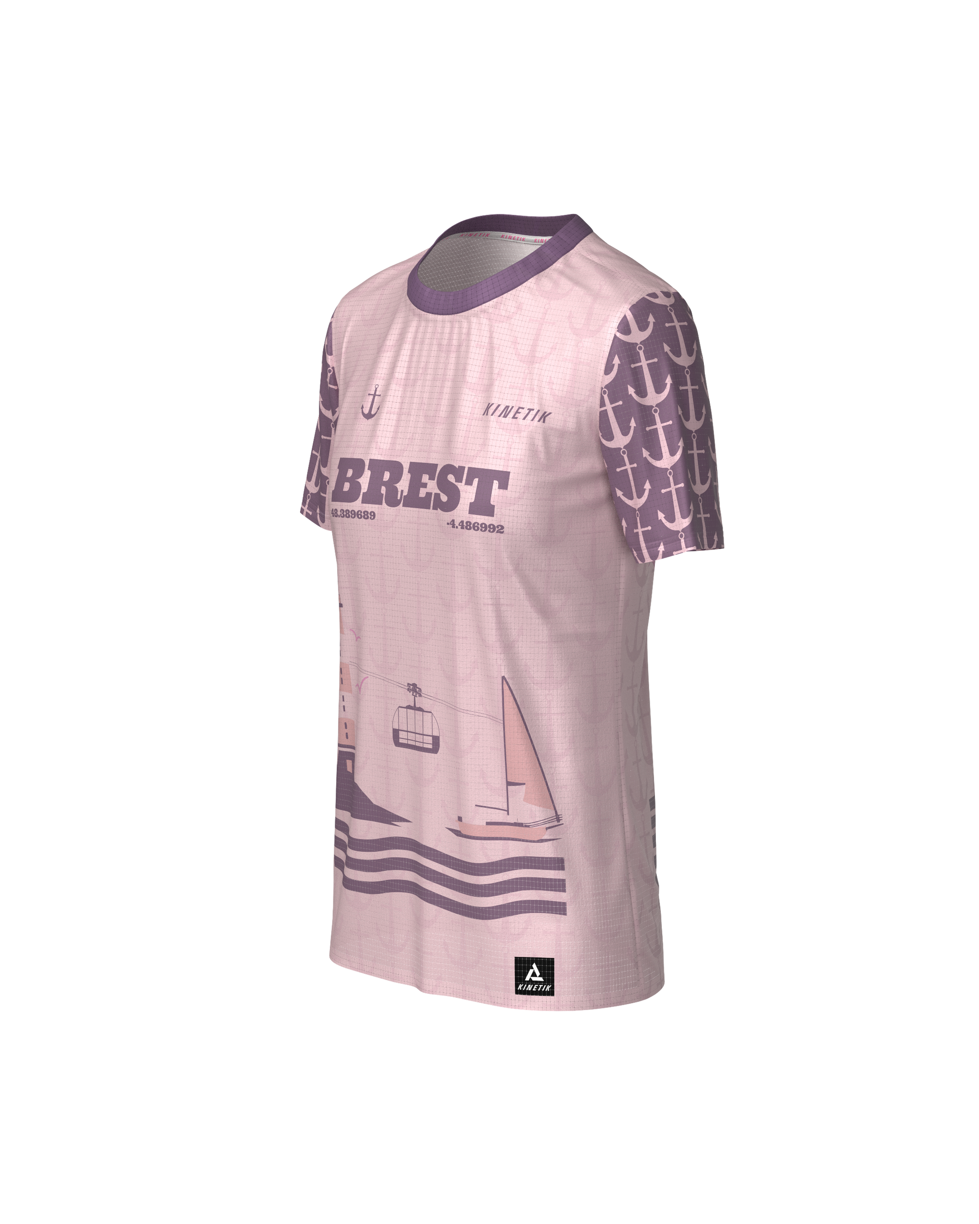 PRECOMMANDE - FALKON WOMEN BREST - Maillots trail-running - 1 - kinetik-adrenalink