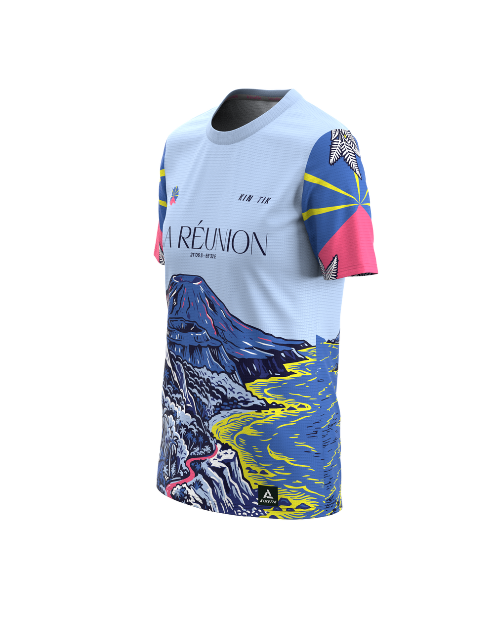PRECOMMANDE - FALKON WOMEN LA REUNION - Maillots trail-running - 1 - kinetik-adrenalink