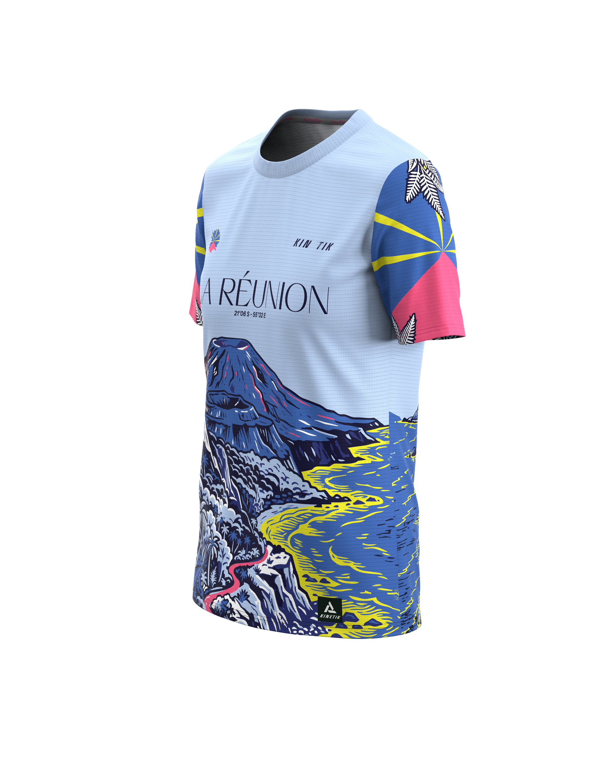 PREORDINE - FALKON WOMEN LA REUNION - Maglie da trail running - 1 - kinetik-adrenalink