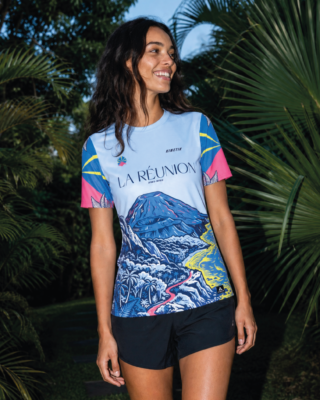 PREORDINE - FALKON WOMEN LA REUNION - Maglie da trail running - 2 - kinetik-adrenalink