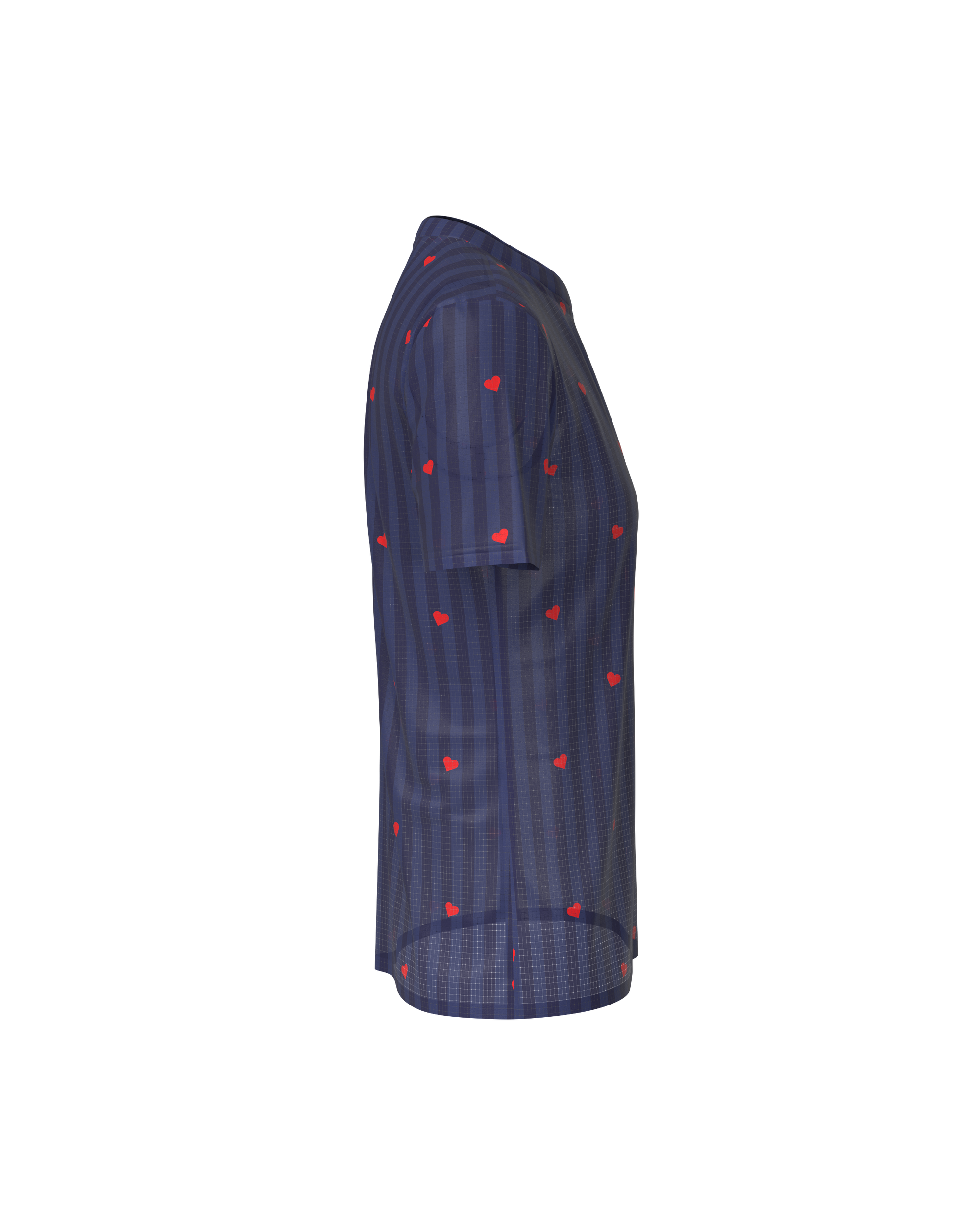 PRECOMMANDE - FALKON WOMEN LOVE STRIPE NAVY - Maillots trail-running - 5 - kinetik-adrenalink