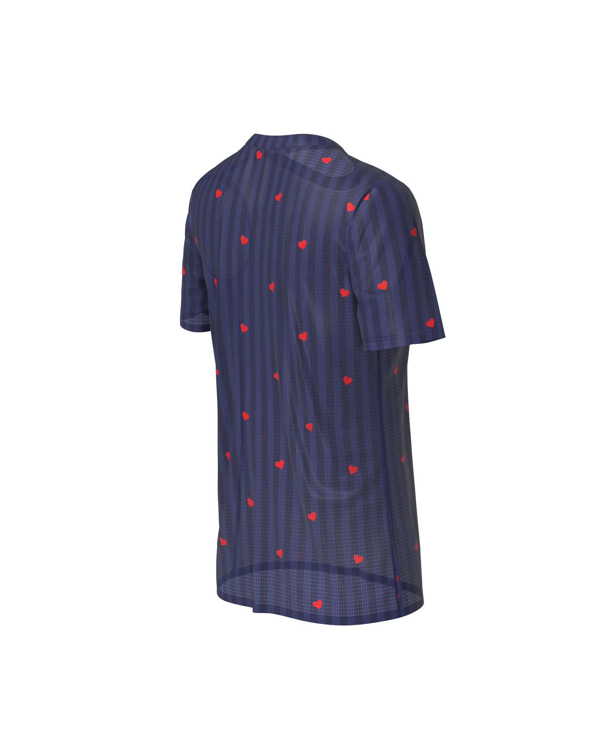 PRECOMMANDE - FALKON WOMEN LOVE STRIPE NAVY - Maillots trail-running - 6 - kinetik-adrenalink