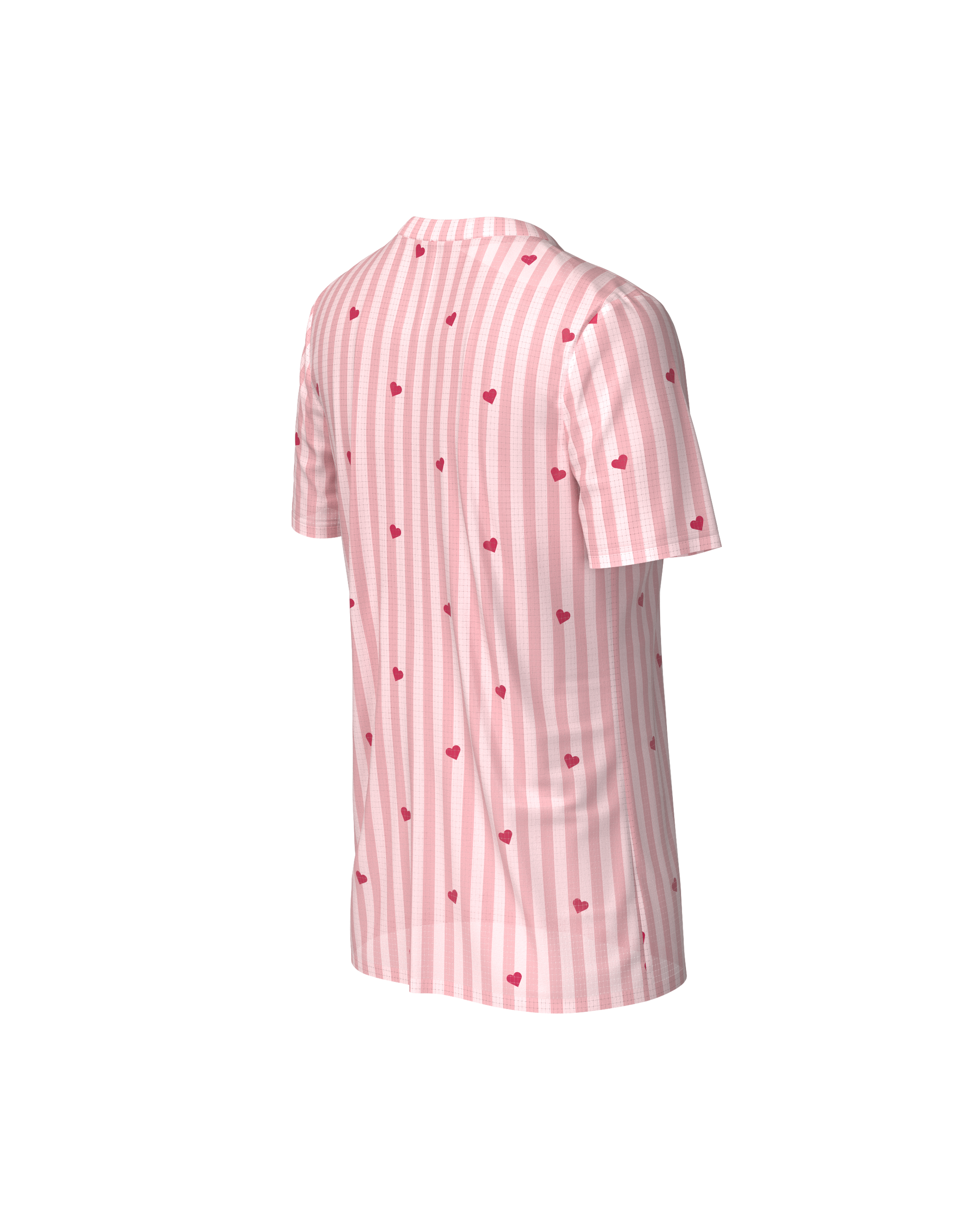 PRECOMMANDE - FALKON WOMEN LOVE STRIPE PINK - Maillots trail-running - 6 - kinetik-adrenalink
