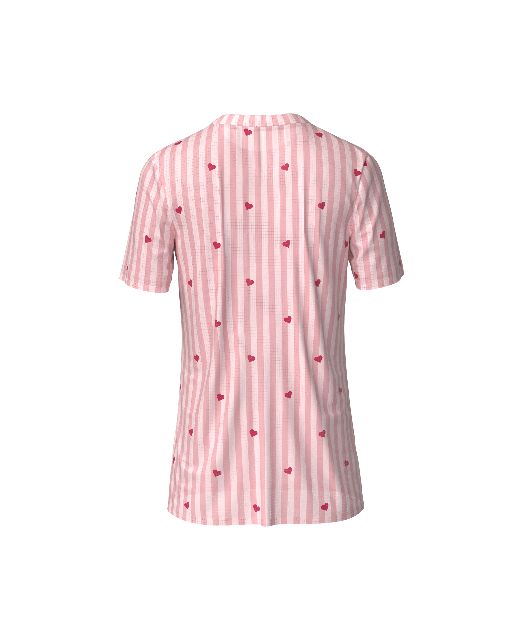 PRECOMMANDE - FALKON WOMEN LOVE STRIPE PINK - Maillots trail-running - 7 - kinetik-adrenalink
