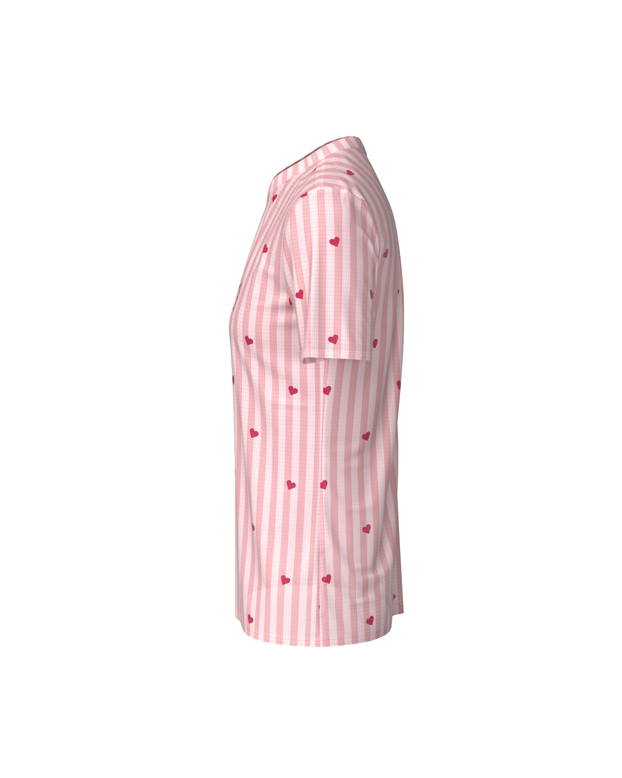 PRECOMMANDE - FALKON WOMEN LOVE STRIPE PINK - Maillots trail-running - 9 - kinetik-adrenalink
