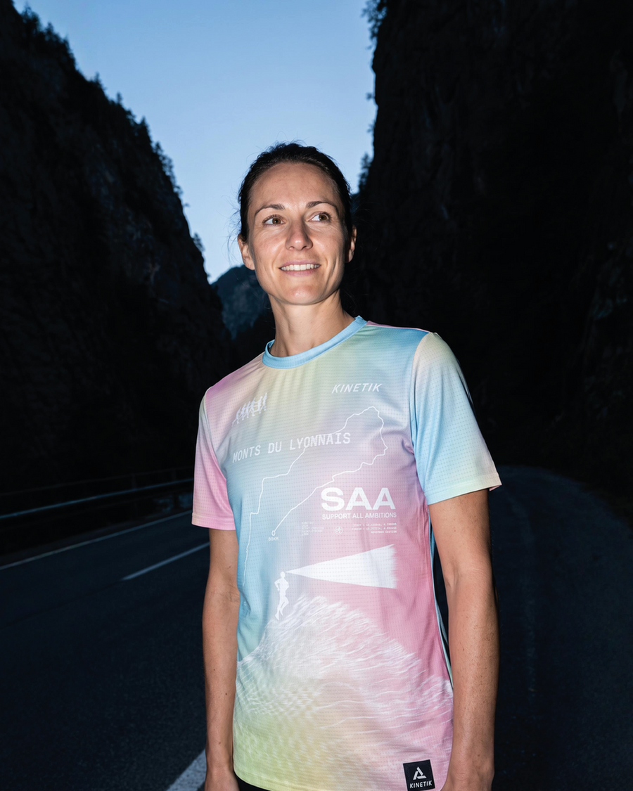 PRECOMMANDE - FALKON WOMEN NIGHT CROSSING - Maillots trail-running - 2 - kinetik-adrenalink