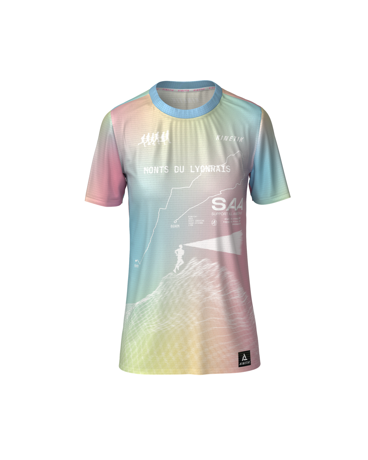PRECOMMANDE - FALKON WOMEN NIGHT CROSSING - Maillots trail-running - 4 - kinetik-adrenalink