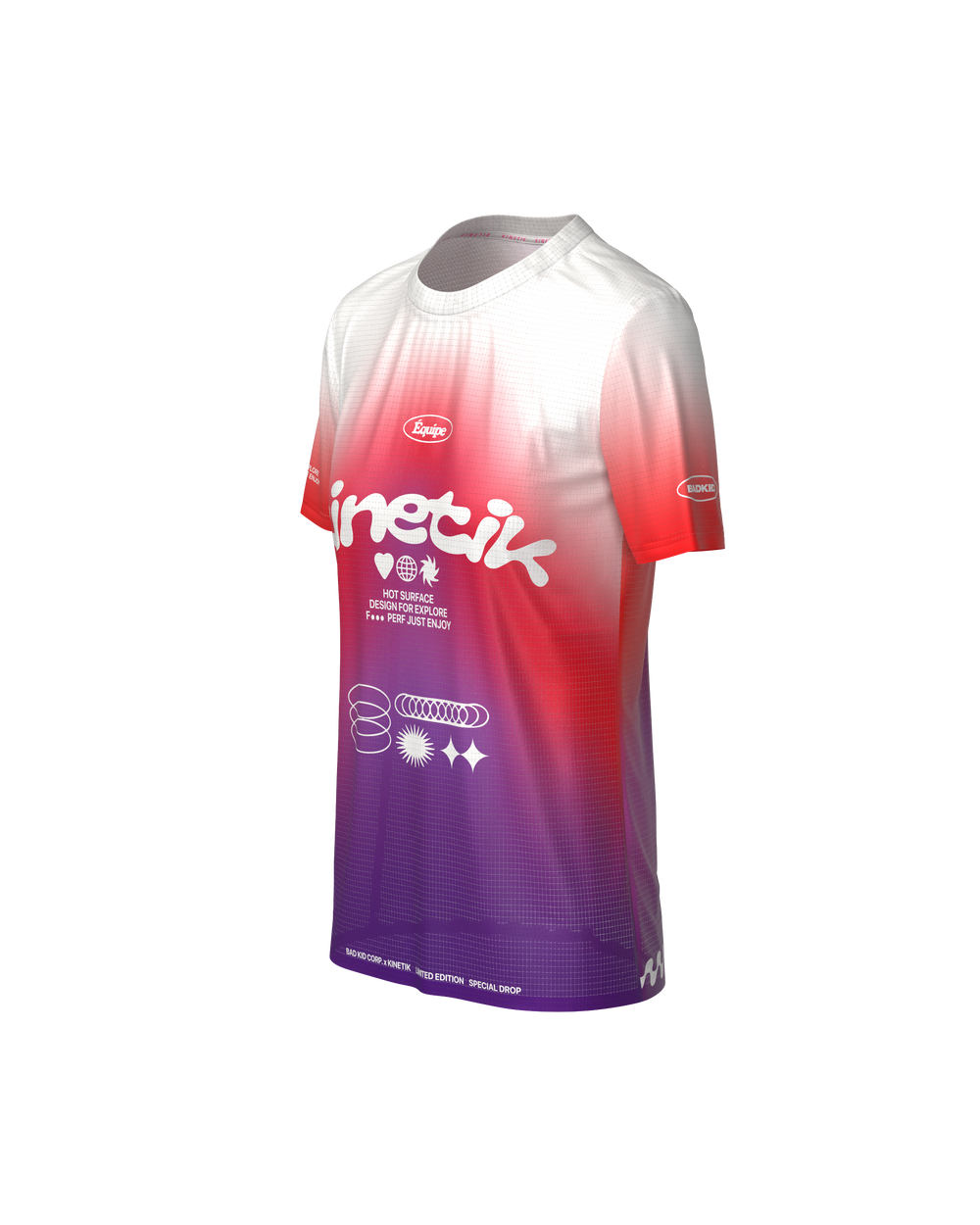 PRECOMMANDE - FALKON WOMEN RED SCALE - Maillots trail-running - 1 - kinetik-adrenalink
