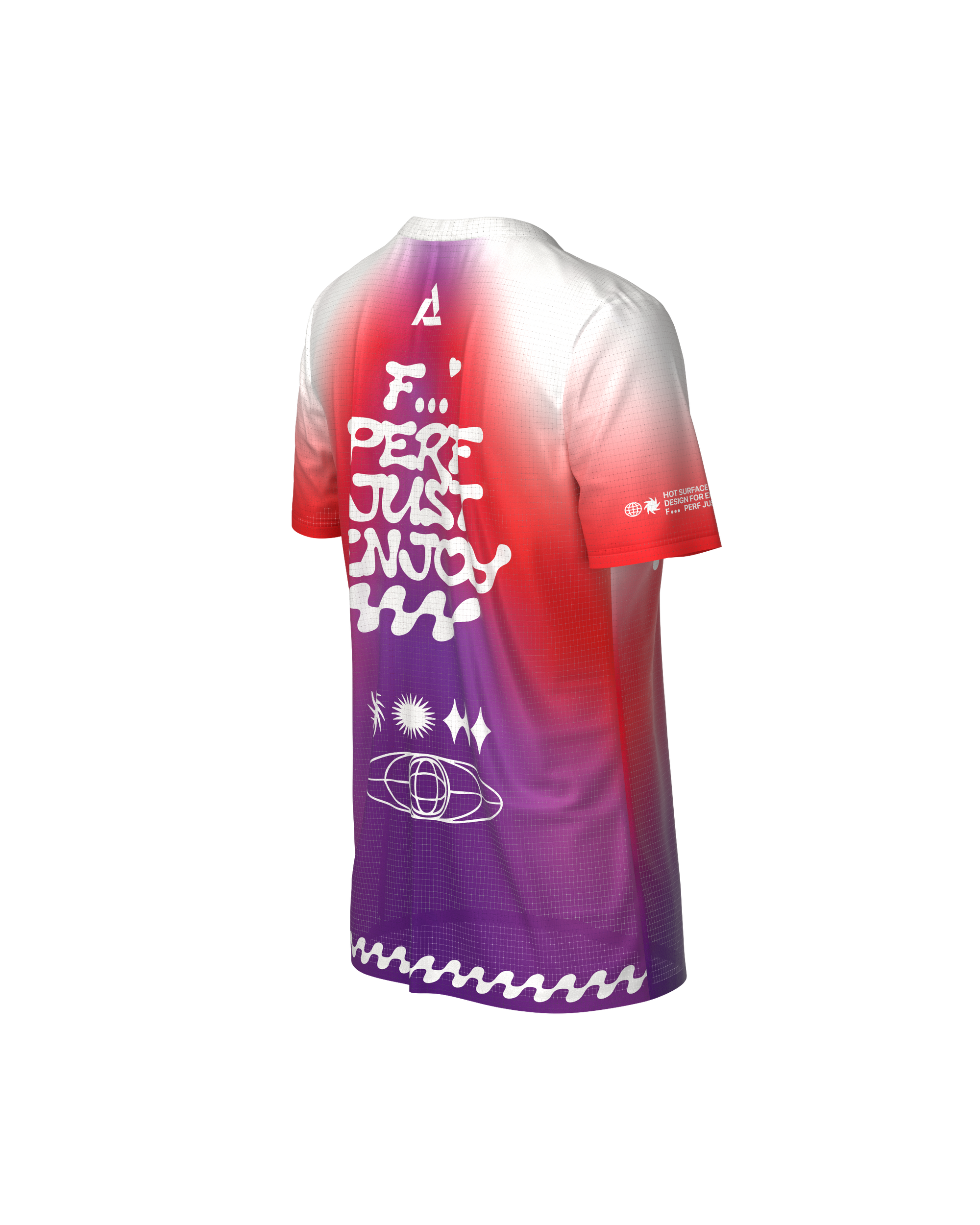 PRECOMMANDE - FALKON WOMEN RED SCALE - Maillots trail-running - 5 - kinetik-adrenalink