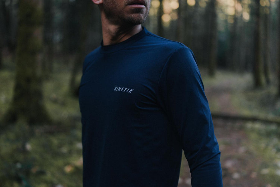 VEKTRA LS MEN NAVY - Maillots trail-running - 2 - kinetik-adrenalink
