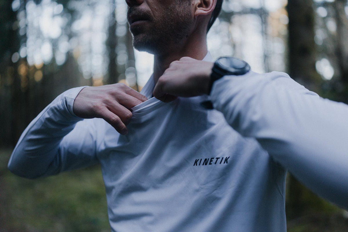 VEKTRA LS MEN WHITE - Maillots trail-running - 2 - kinetik-adrenalink