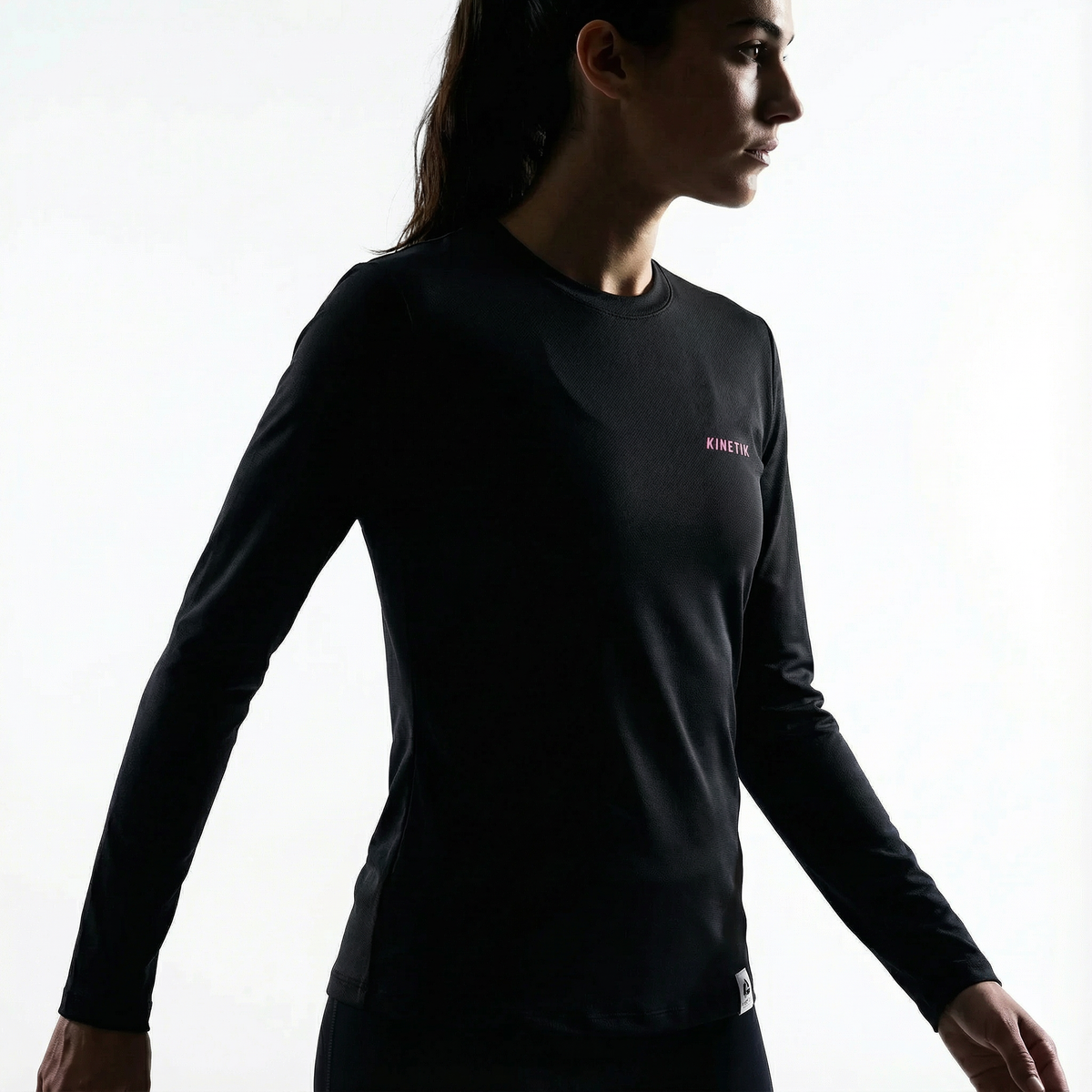VEKTRA LS WOMEN BLACK - Maillots trail-running - 2 - kinetik-adrenalink