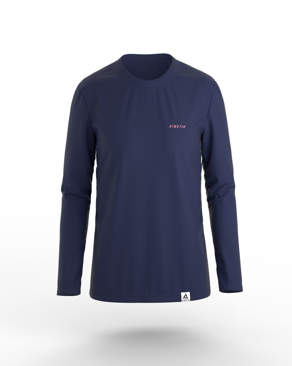 VEKTRA LS WOMEN NAVY - Women's long-sleeve trail running jersey - kinetik-adrenalink