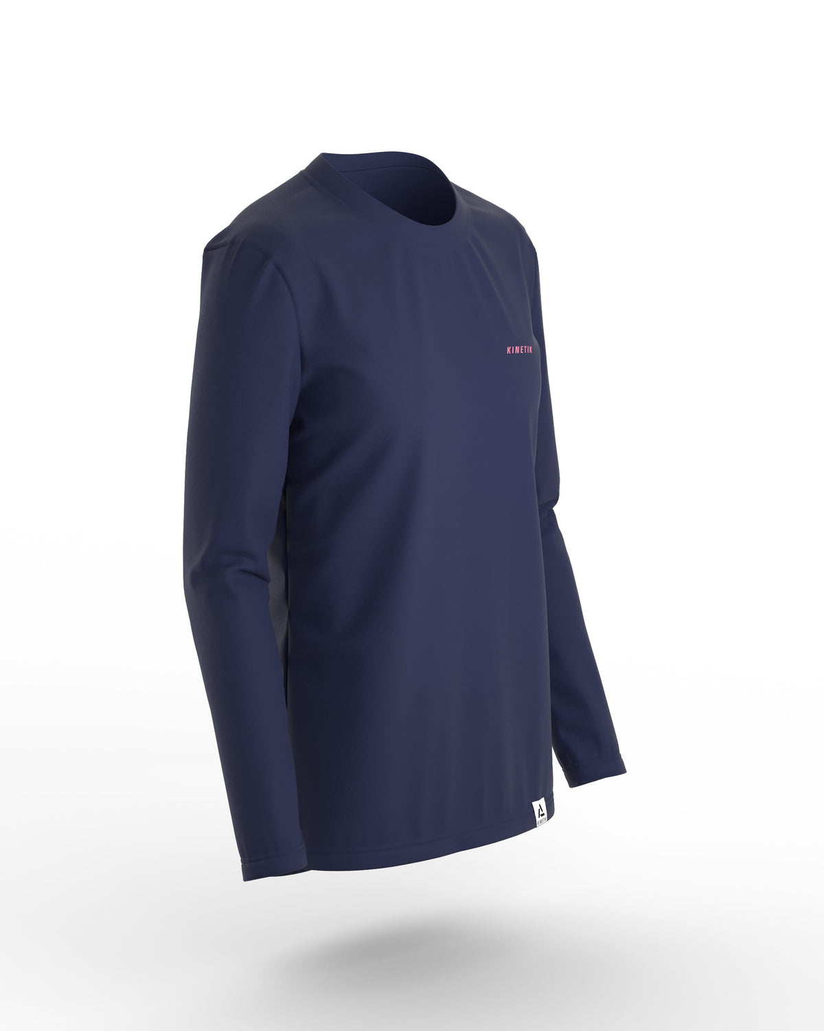 VEKTRA LS WOMEN NAVY - Women's long-sleeve trail running jersey - kinetik-adrenalink