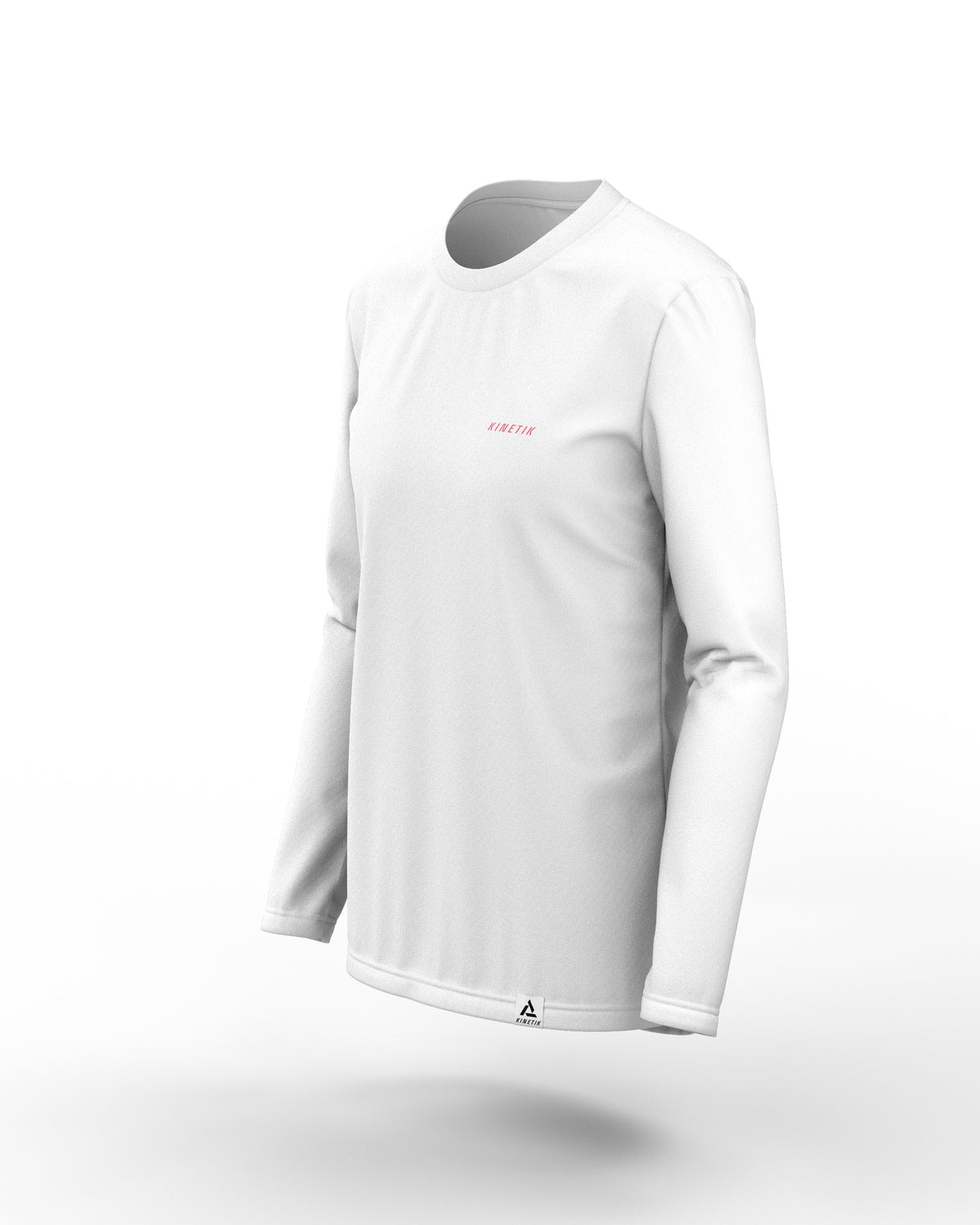 VEKTRA LS WOMEN WHITE - Women's long-sleeve trail running jersey - kinetik-adrenalink