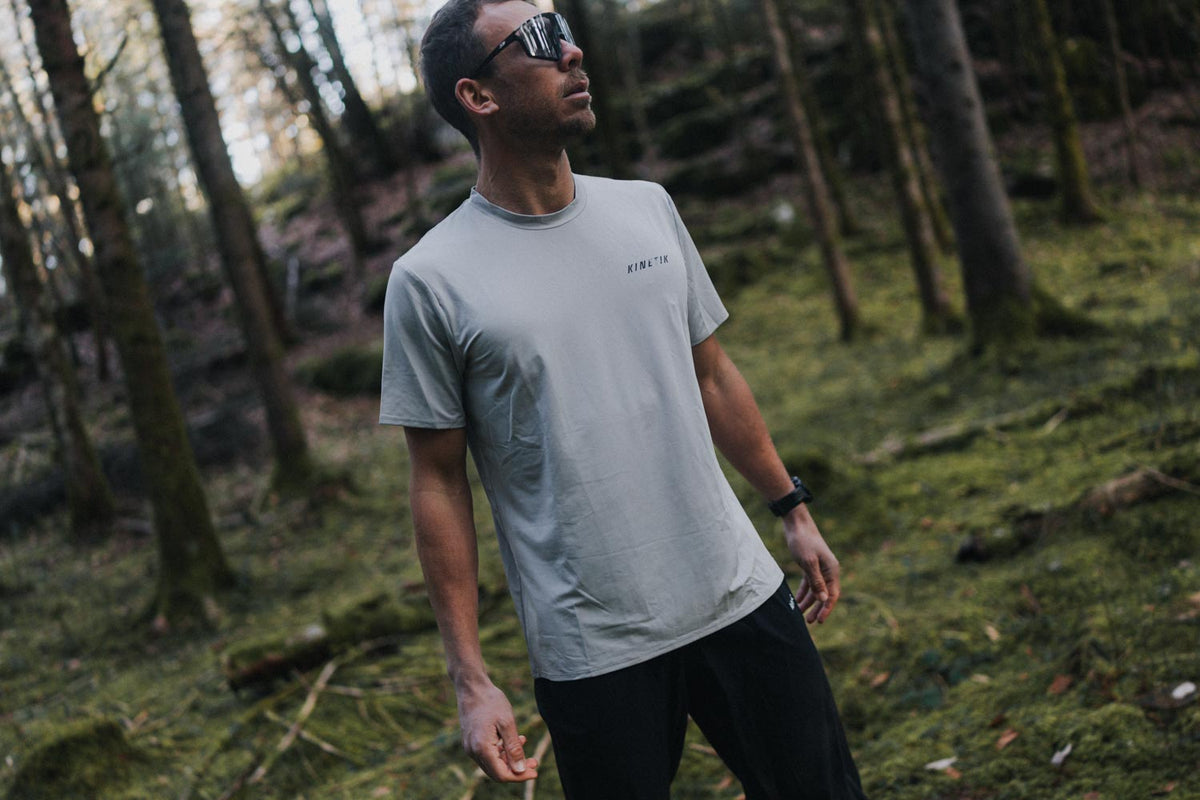VEKTRA MEN GREY - Maillots trail-running - 2 - kinetik-adrenalink