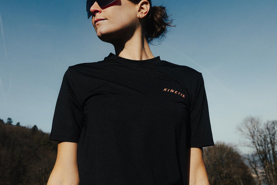 VEKTRA WOMEN BLACK - Maillots trail-running - 2 - kinetik-adrenalink