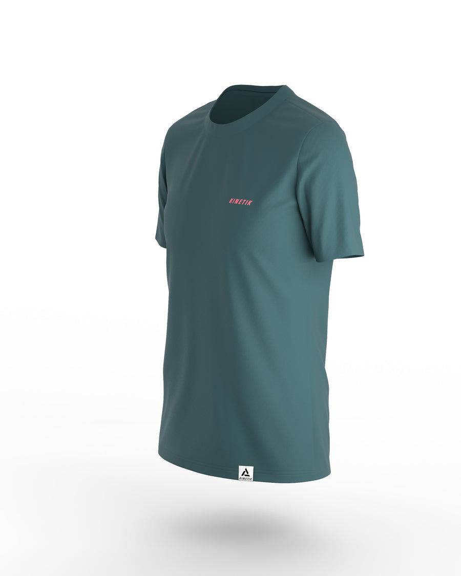 VEKTRA Women Green - women's short-sleeve trail running jersey - kinetik-adrenalink