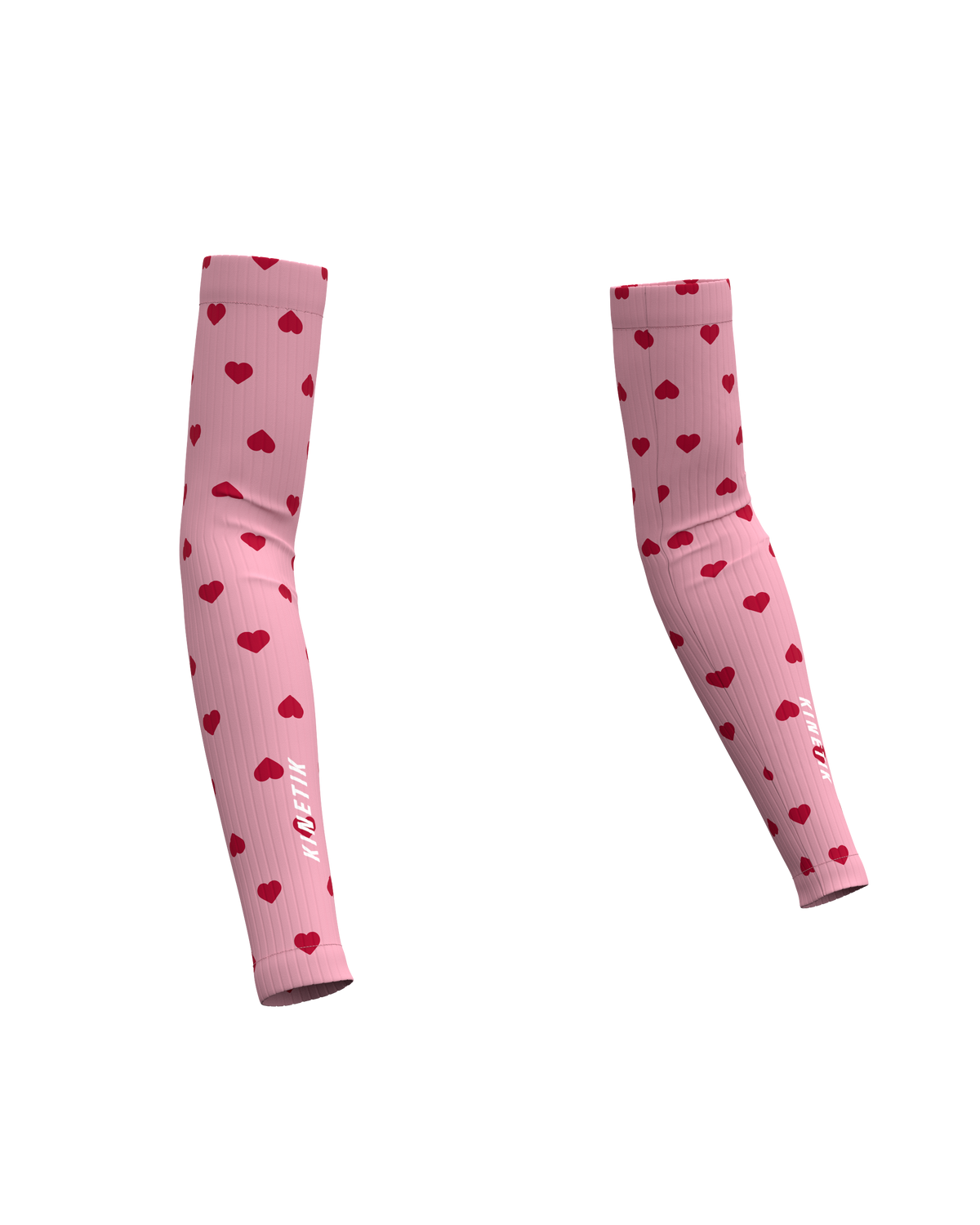 Manchettes trail-running ARMWARMERS HEARTRUNNEUSE ROSY - 8 - kinetik