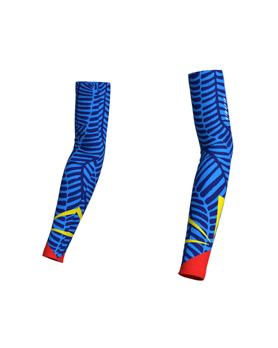 ARMWARMERS ILE DE LA REUNION FLAG - Manchettes trail-running - 3 - kinetik-adrenalink