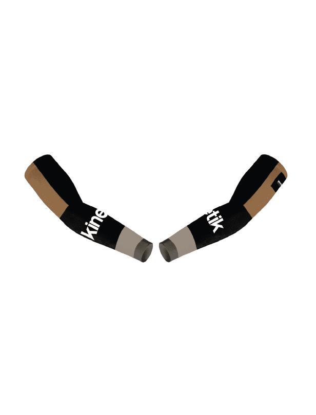 ARMWARMERS INVIKTUS GOLD - Manchettes trail-running - 1 - kinetik-adrenalink