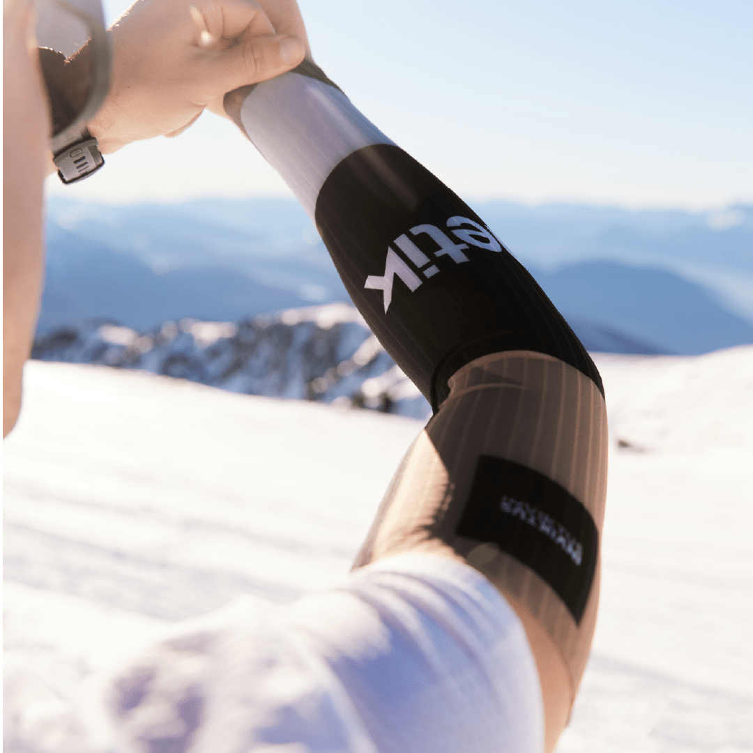 ARMWARMERS INVIKTUS GOLD - Manchettes trail-running - 3 - kinetik-adrenalink
