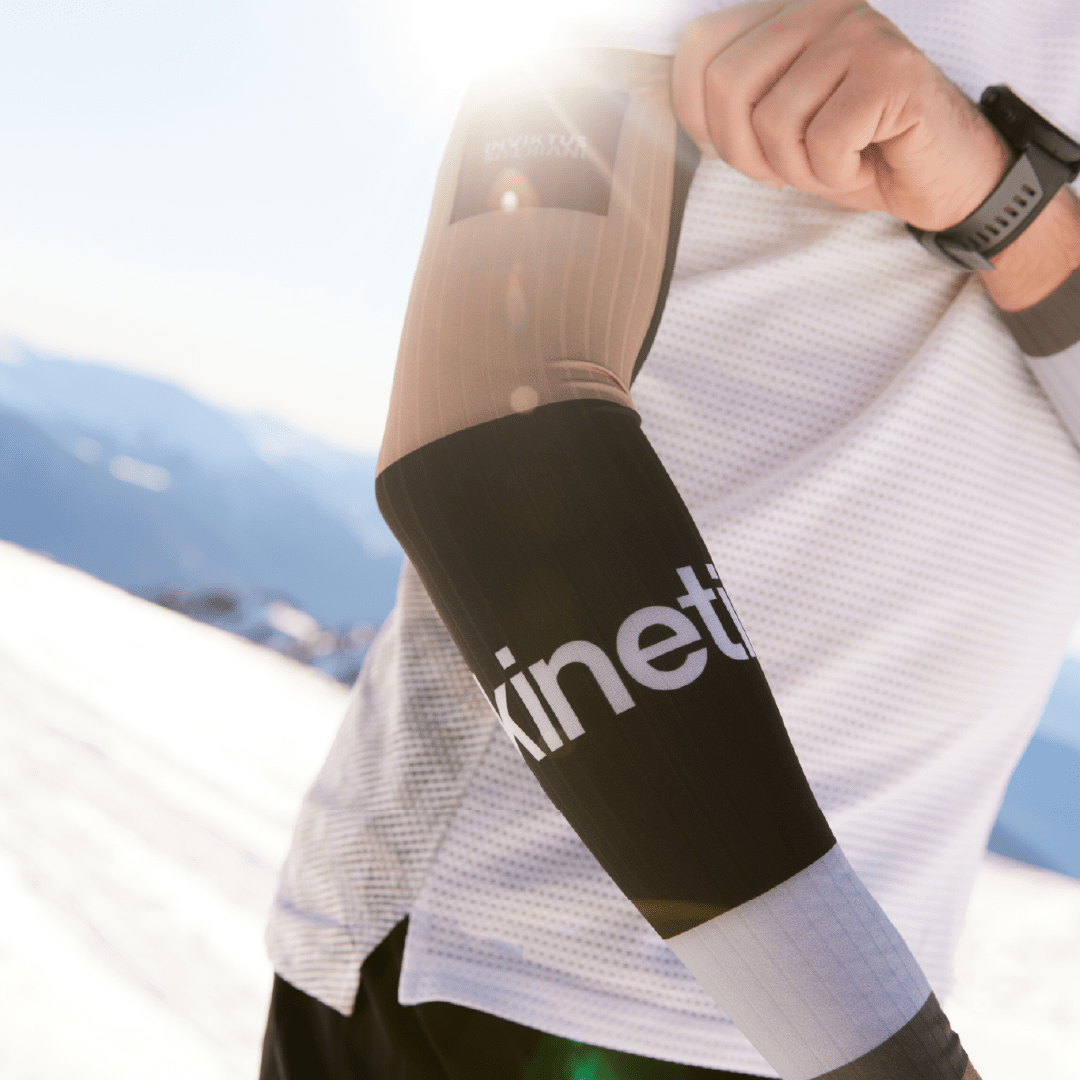 ARMWARMERS INVIKTUS GOLD - Manchettes trail-running - 4 - kinetik-adrenalink