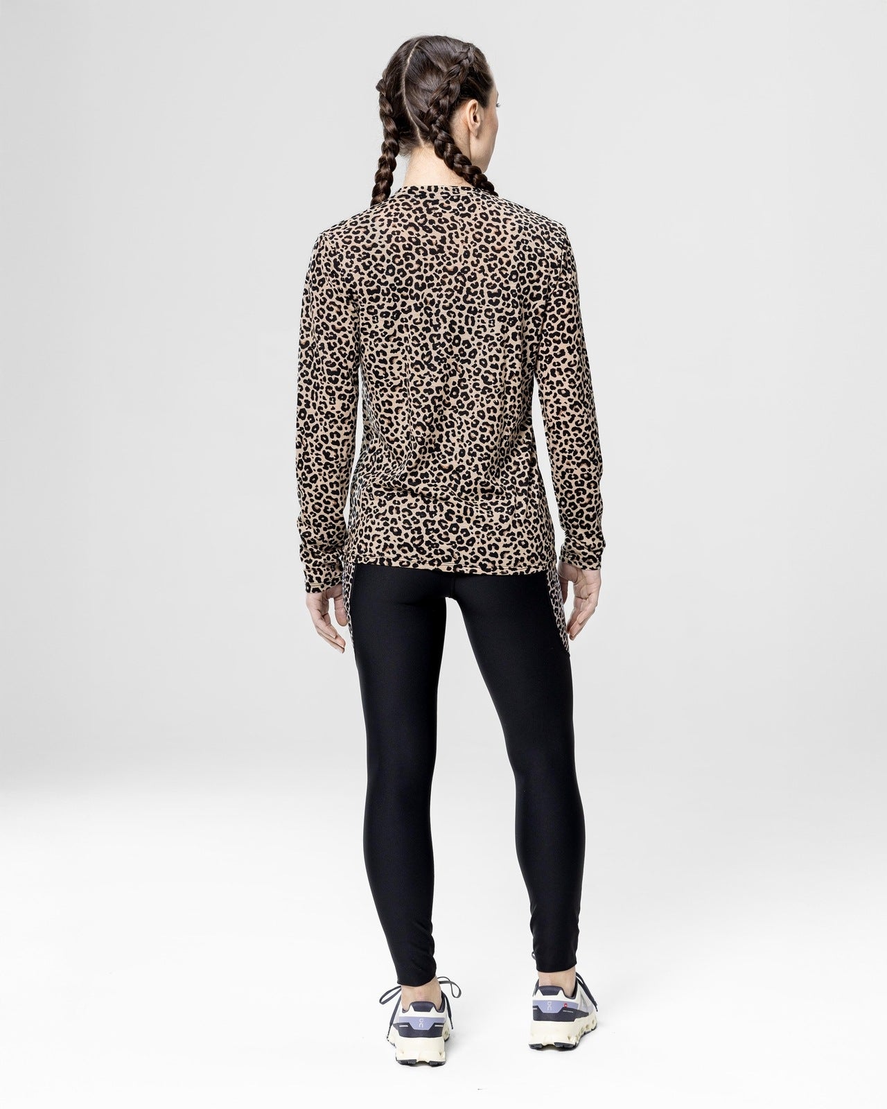 MERINOWOOL WOMEN BASLAYER LEOPARD