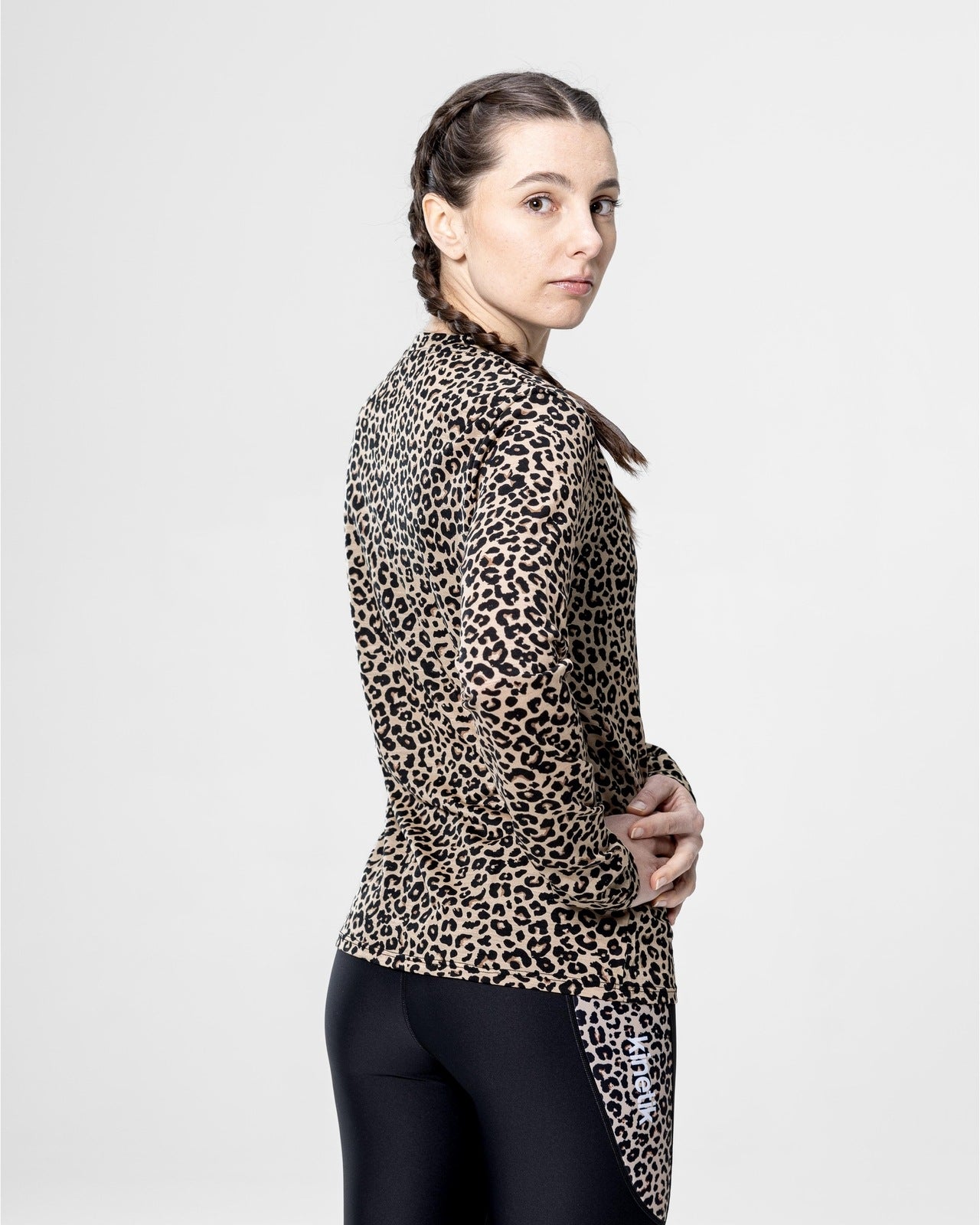 MERINOWOOL WOMEN BASLAYER LEOPARD