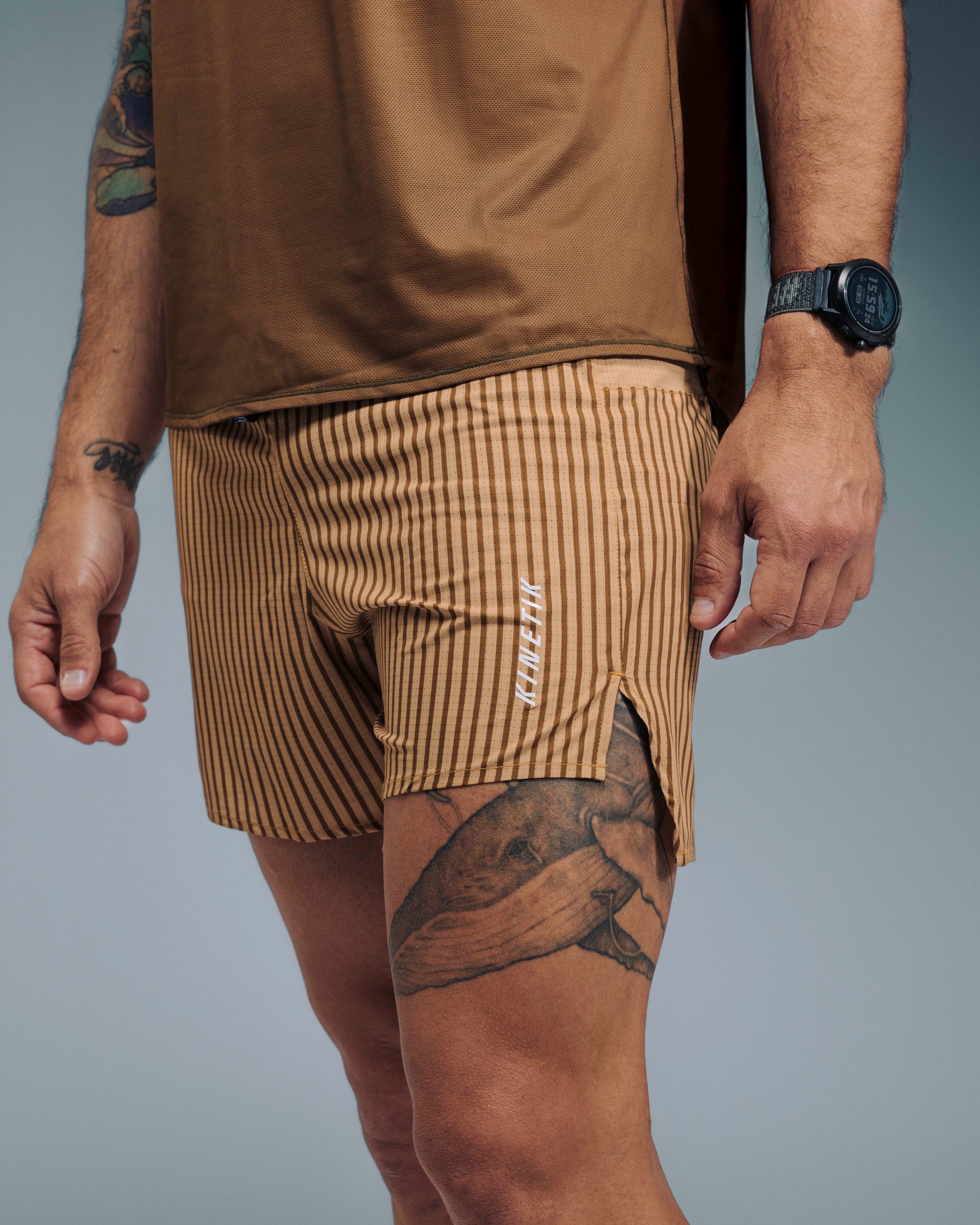 AEROK 6 MEN color stripe METALLIC BRONZE