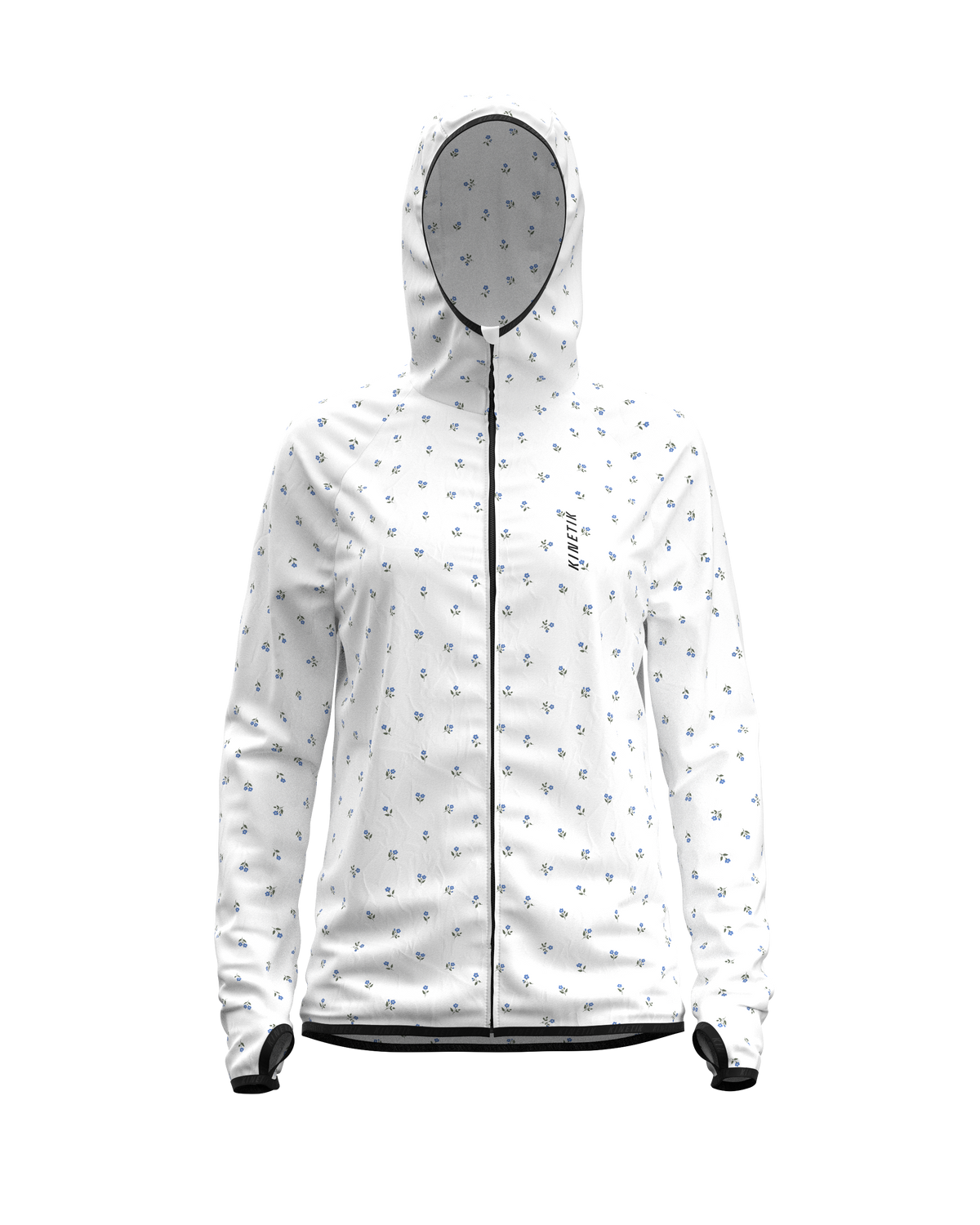 JACKET WOMEN SPEKTRAIL BLEUET - Vestes trail-running - 1 - kinetik-adrenalink