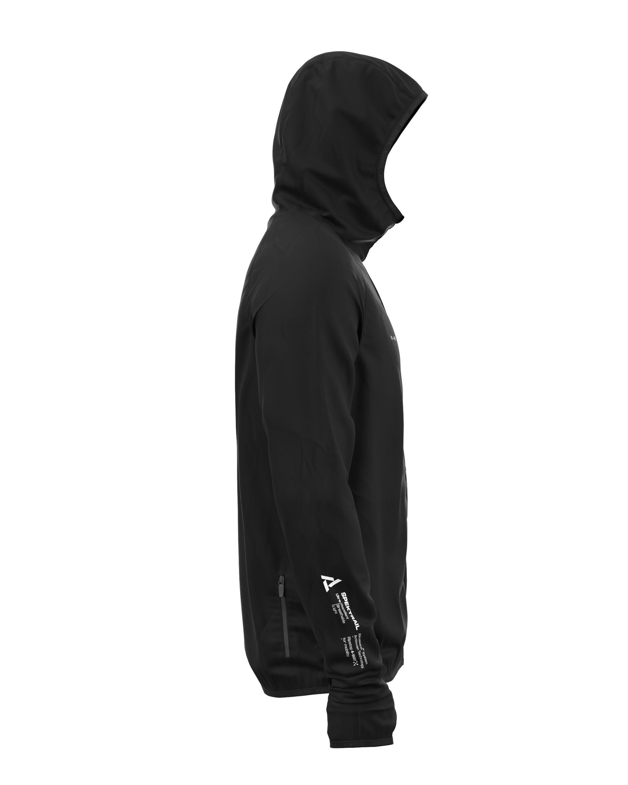 JACKET MEN SPEKTRAIL RDK BZH FLAG BLACK