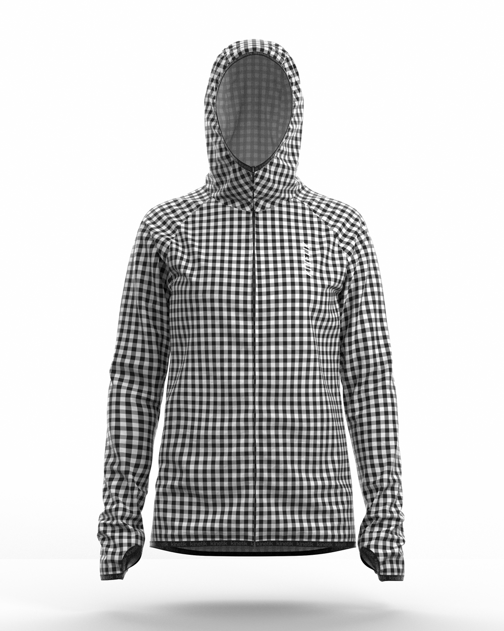 JACKET WOMEN SPEKTRAIL VICHY VELOURS BLACK