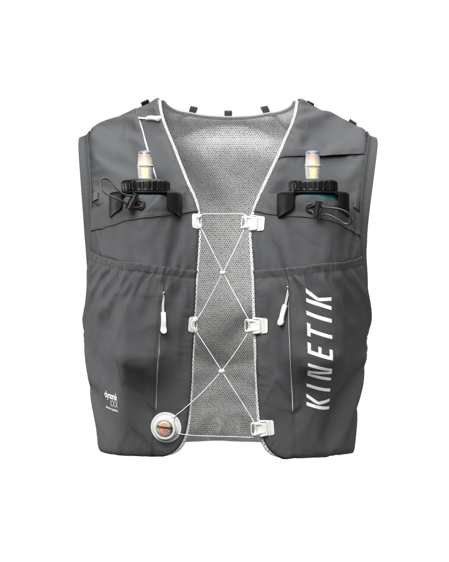 PACK RK15 NEO ULTIMATE GREY + KARKOIS + FLASQUES - Sacs Hydratation trail-running - 1 - kinetik-adrenalink