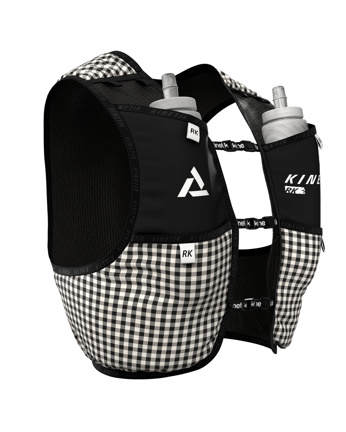 SAC RK3 VICHY VELOURS BLACK - Sacs Hydratation trail-running - 9 - kinetik-adrenalink