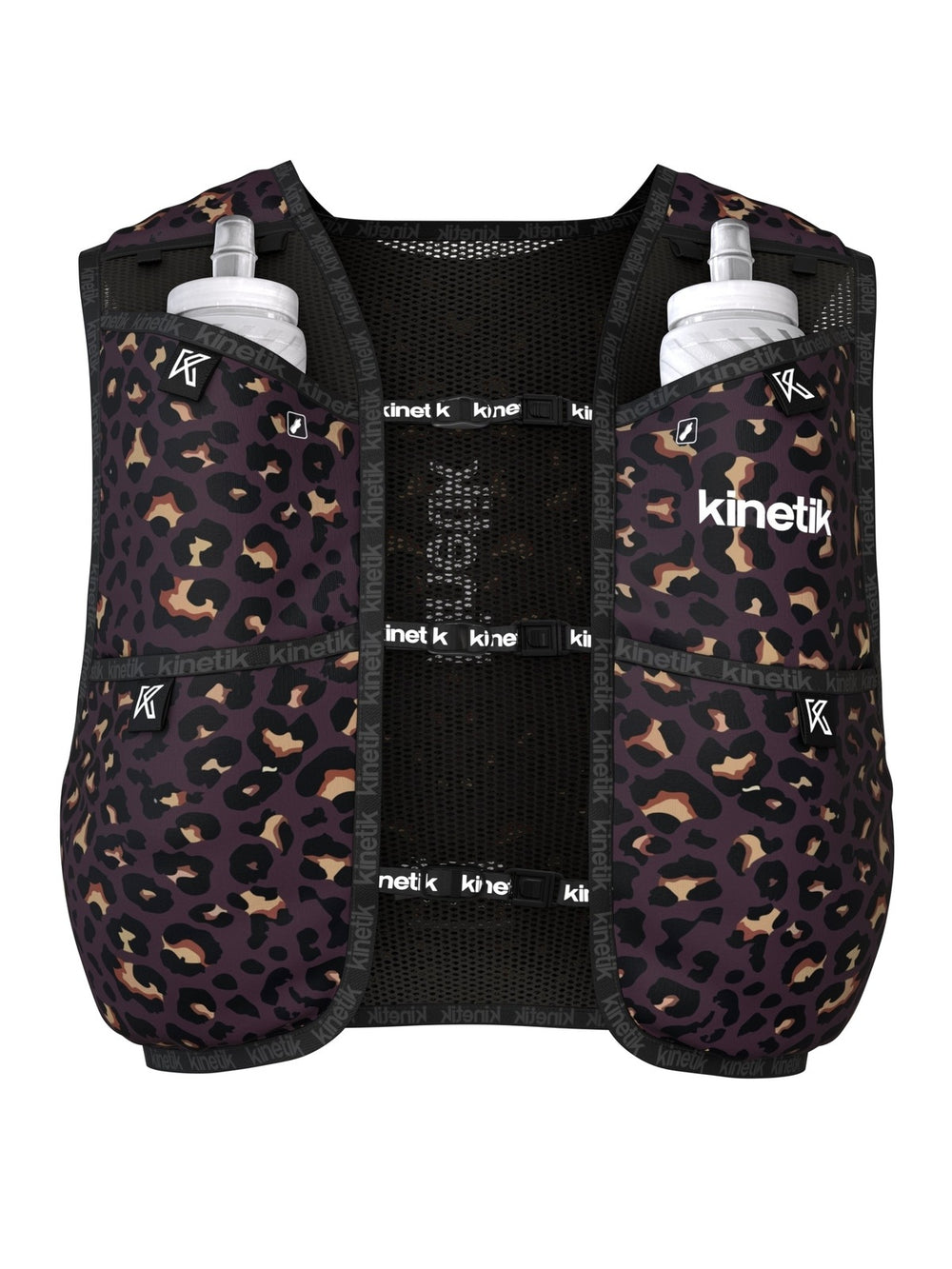 SAC RK7 LEOPARD CHOCO - Sacs Hydratation trail-running - 1 - kinetik-adrenalink