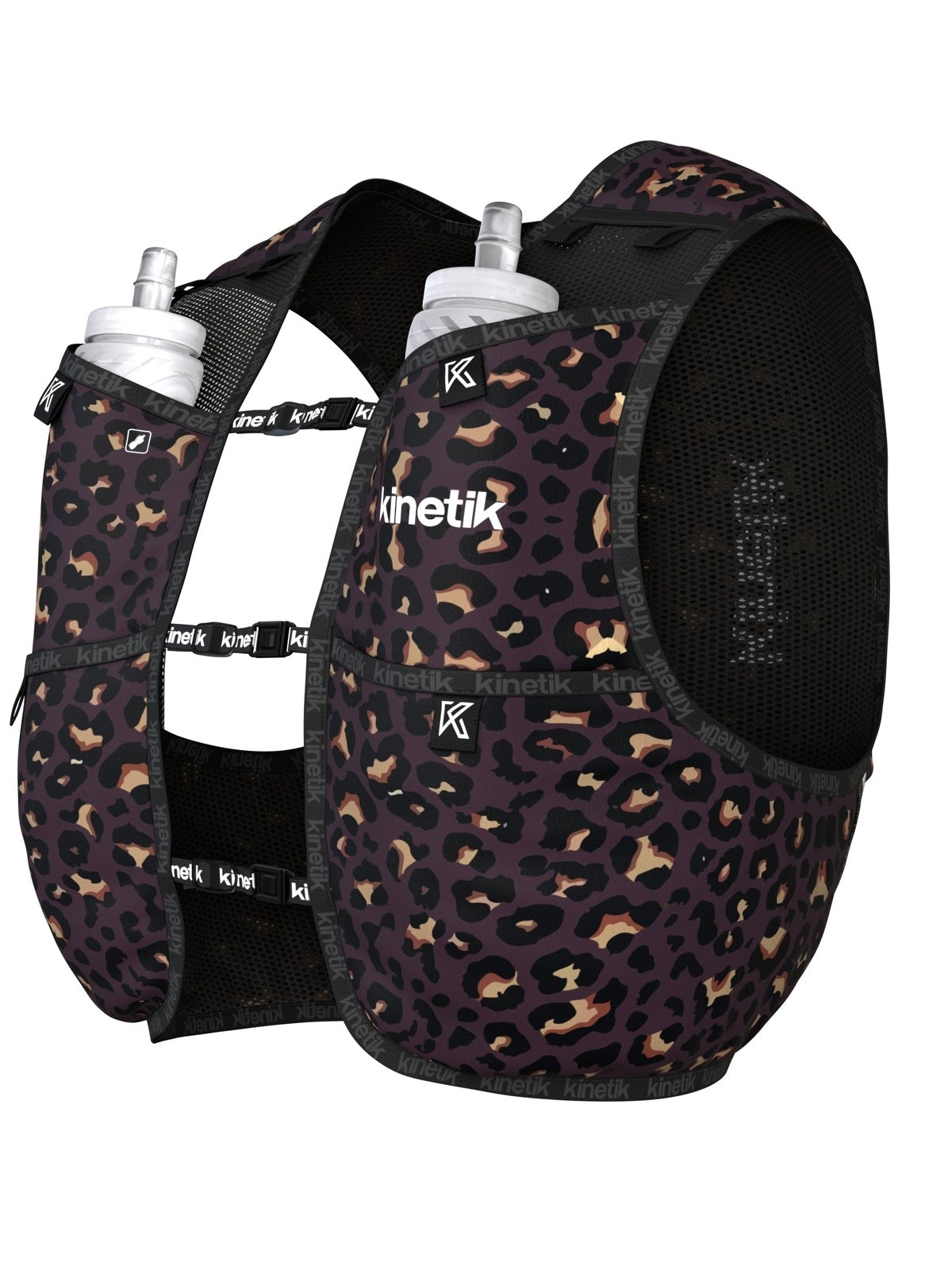 SAC RK7 LEOPARD CHOCO - Sacs Hydratation trail-running - 12 - kinetik-adrenalink
