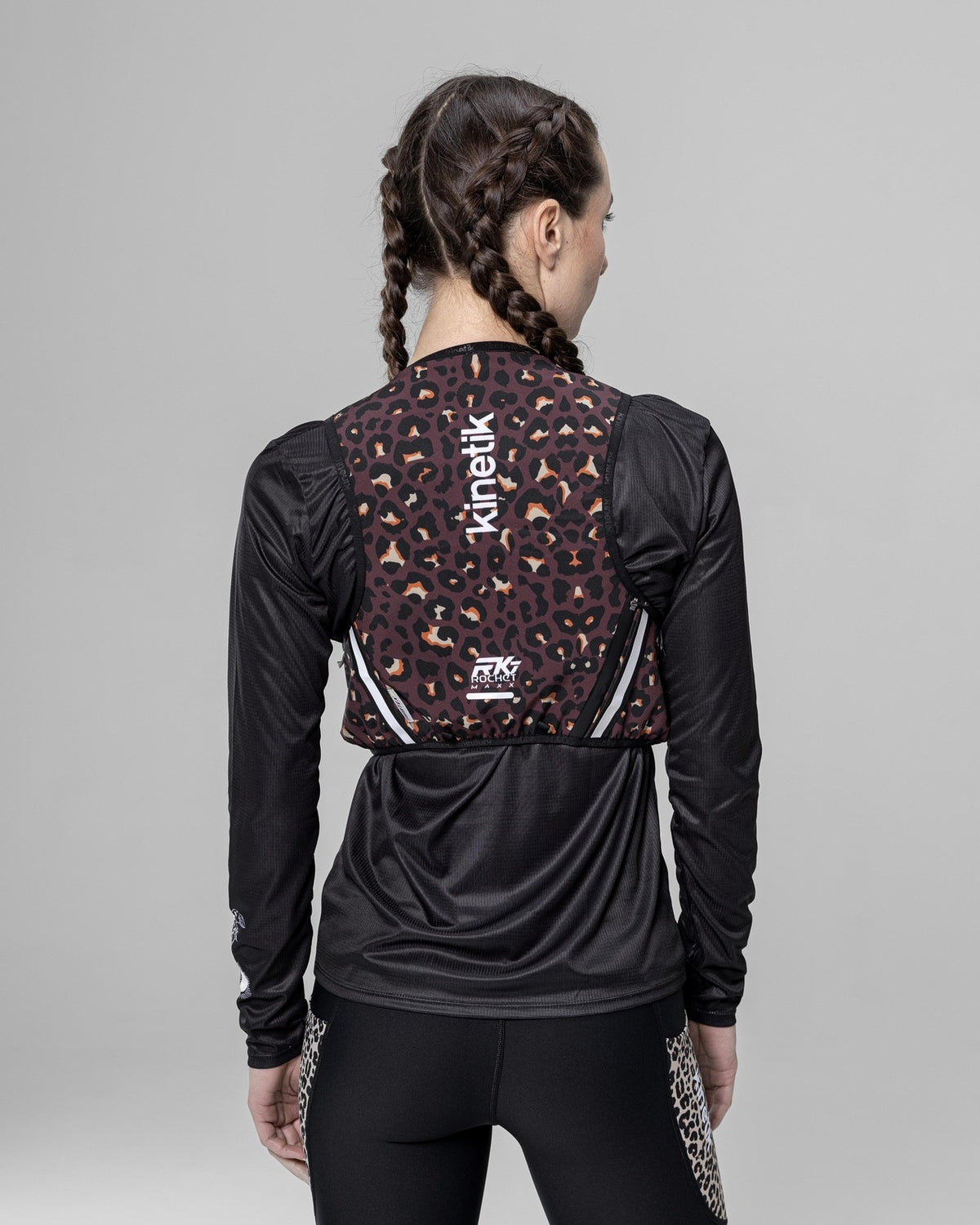 SAC RK7 LEOPARD CHOCO - Sacs Hydratation trail-running - 4 - kinetik-adrenalink