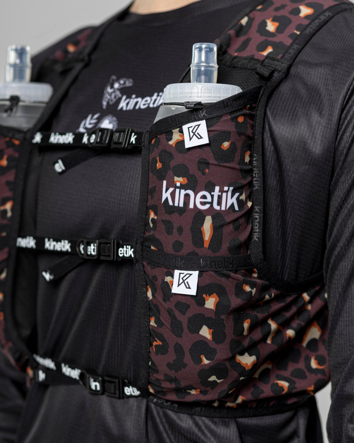 SAC RK7 LEOPARD CHOCO - Sacs Hydratation trail-running - 5 - kinetik-adrenalink