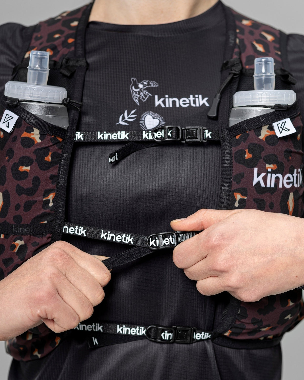 SAC RK7 LEOPARD CHOCO - Sacs Hydratation trail-running - 6 - kinetik-adrenalink