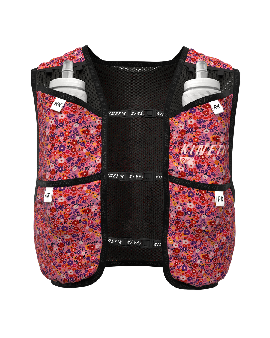 SAC RK3 FLORAL CHERRY - Sacs Hydratation trail-running - 1 - kinetik-adrenalink