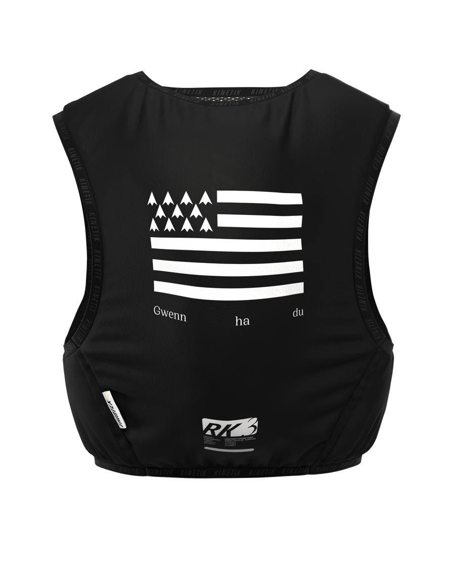SAC RK3 RDK BZH FLAG BLACK - Sacs Hydratation trail-running - 3 - kinetik-adrenalink
